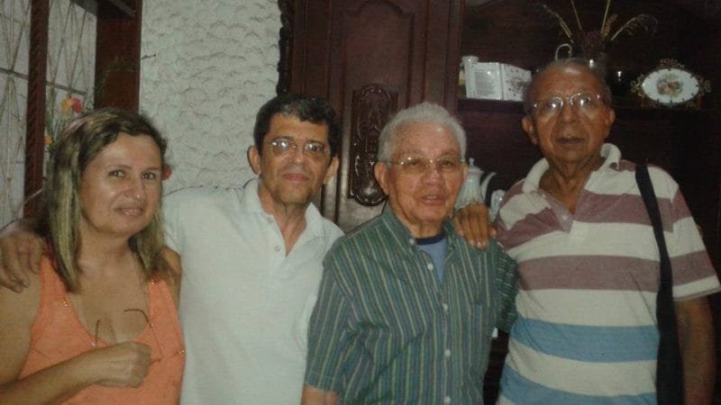 Casal Maise Carvalho e Roberto Monte, Floriano Bezerra e Meri Medeiros